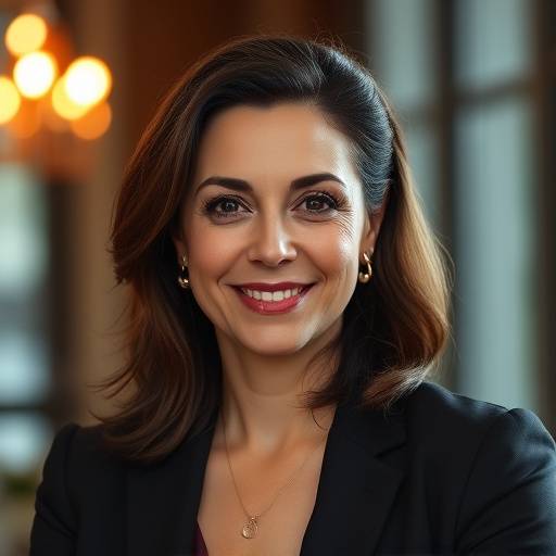 Portrait of Clara Blackwood, co-founder and head of design at Willow Creek Furnishings